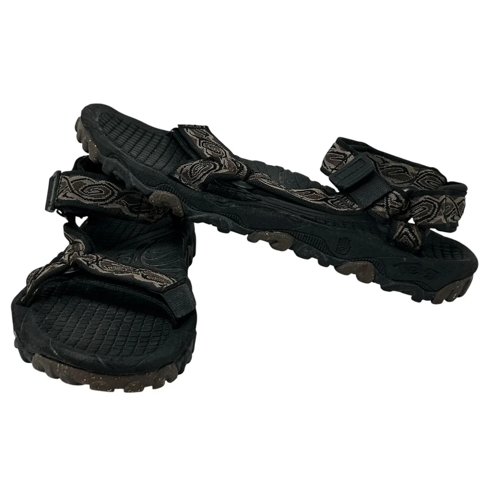 Vintage 90s Teva Sandals Beige Outdoor Trail Hiking Hiker Water Beach Mens 12